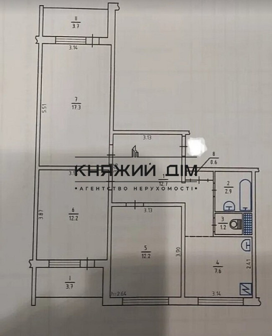 Продаж 3-х к. квартири на Борщагівці. № 21146362 Київ - фото 19