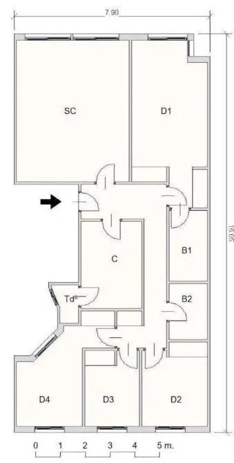 Квартира за кордоном 122 кв.м 4 кімн. 2-й поверх м. Аліканте,  Аліканте - фото 8