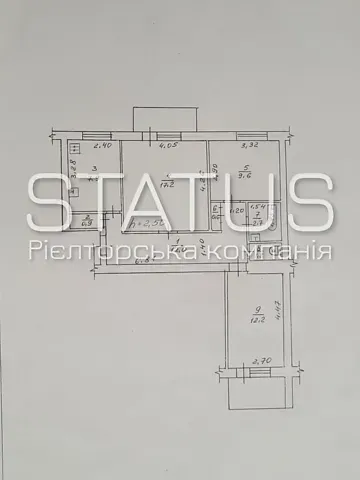 Продаж 3к Квартира 67.2 кв.м Побєдоносцева Юрія бульвар 3 Полтава - фото 2