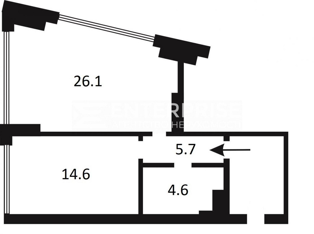 Продаж 1к квартири 53 кв. м Київ - фото 3