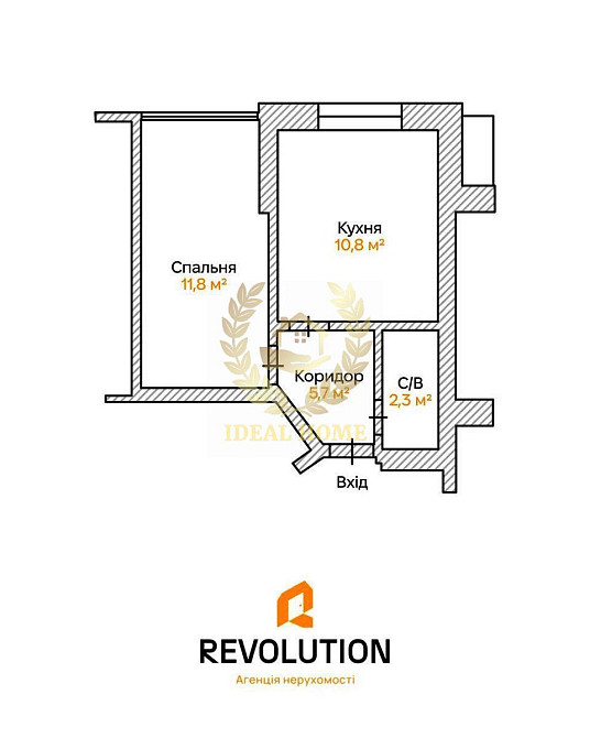 Продаж Квартира 1-кімнатна на Лисичанский пер., 20 Київ - фото 14