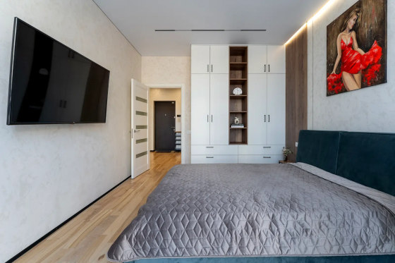 Оренда Квартира 1-кімнатна, 4/11 поверх на вул.Предславинська, 57 Киев