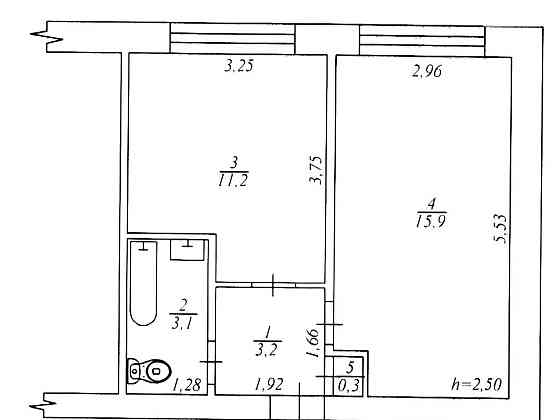 Продаж Квартира 1-кімнатна, 4/5 поверх на Сергія Зулінського (Тарногродського) Вінниця