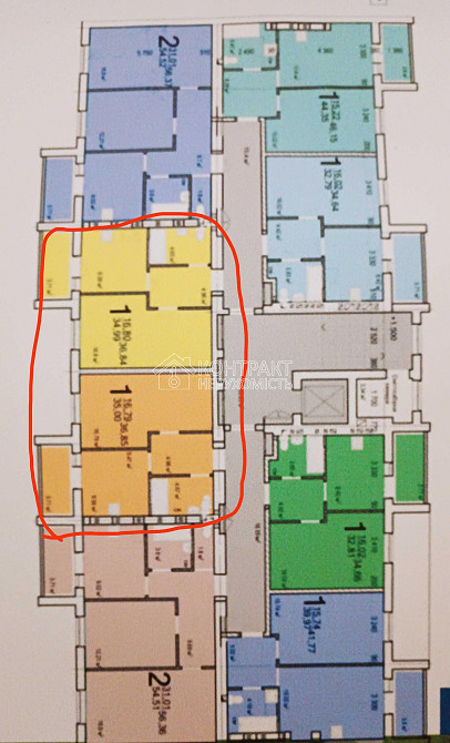 Продаж Квартира 1-кімнатна, 2/9 поверх на вул. Барабашова Харків - фото 2