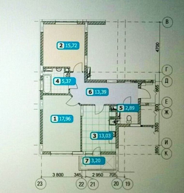 Оренда Квартира 2-кімнатна, 19/25 поверх на ул. Воскресенская, 16а Київ - фото 5
