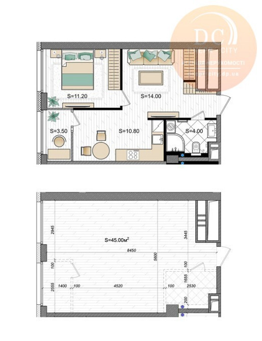 Продаж Квартира 1-кімнатна, 13/24 поверх на Ульянова вул., 9, 11 Дніпро - фото 7