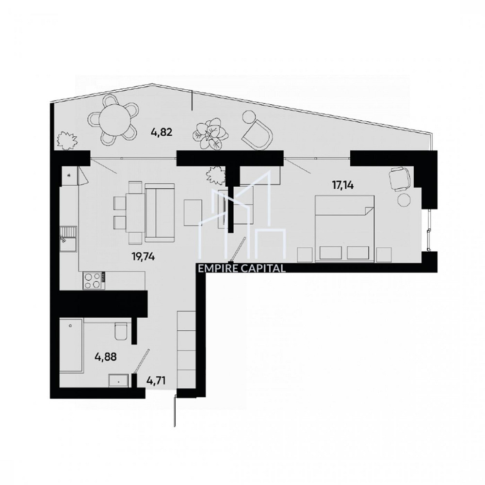 Продаж 1к квартири 51 кв. м Львів - фото 3