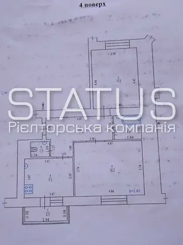 Продаж 2к Квартира 59.8 кв.м Бідного Олександра вулиця 1 Полтава - фото 15