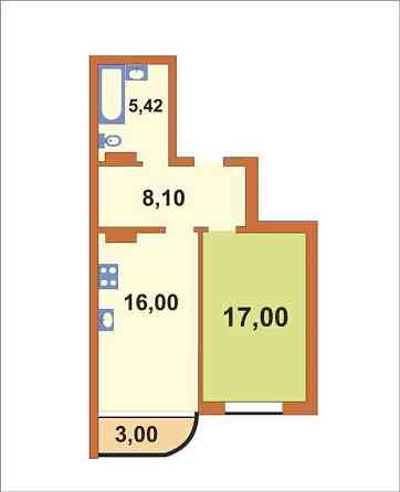 Оренда Квартира 1-кімнатна, 14/25 поверх на ул. Соломии Крушельницкой Київ