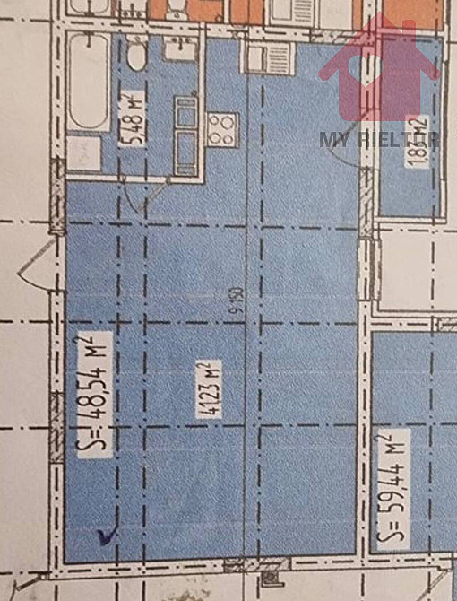 Продаж Квартира 1-кімнатна, 4/9 поверх на Легоцького, 80 Ужгород - фото 3