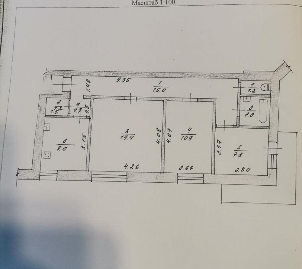 Продаж Квартира 3-кімнатна, 9/10 поверх на вул. Народицька Житомир - фото 7