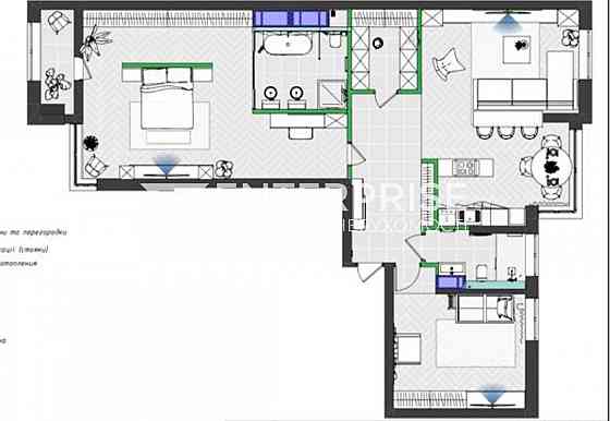 Продаж 3к Квартира 127 кв.м Берестейский вул. Kiev