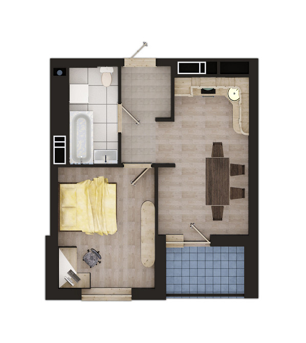 Продаж Квартира 1-кімнатна, 11/13 поверх на Нова-2, 5 Бориспіль - фото 18