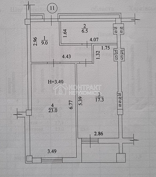 Продаж Квартира 1-кімнатна, 2/5 поверх на вул. Професорська Харків - фото 7