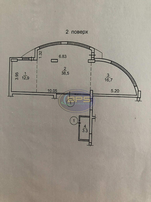 Продаж офісне приміщення на вул. Французький поверх - 2/11 Одеса - фото 1