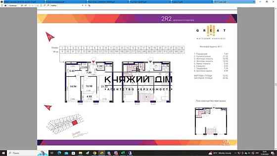 Видова двокімнатна квартира ЖК Great .Осокорки,Позняки Киев