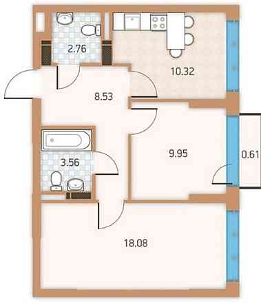 Продаж Квартира 2-кімнатна, 4/25 поверх на Крайня, 1 Киев