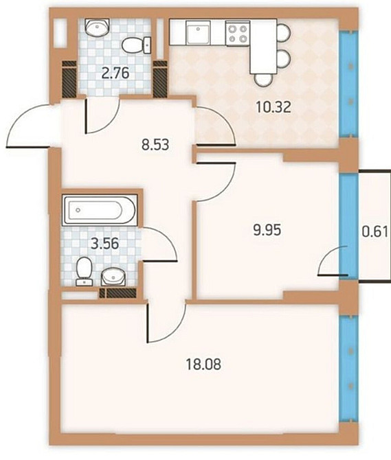 Продаж Квартира 2-кімнатна, 4/25 поверх на Крайня, 1 Киев - изображение 3