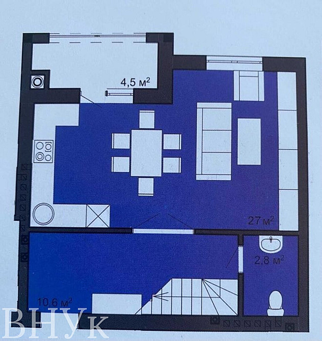 Продаж Квартира 2-кімнатна, 4/4 поверх на Мазепи Чернівці - фото 6