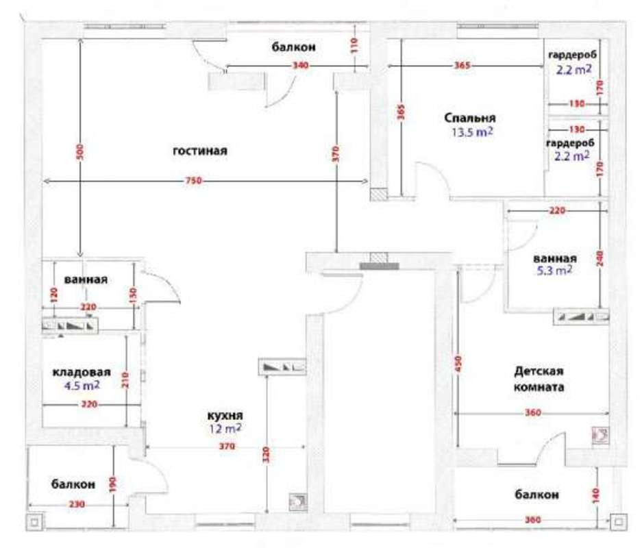 Продаж 3к Квартира 115 кв.м  Гора - фото 1