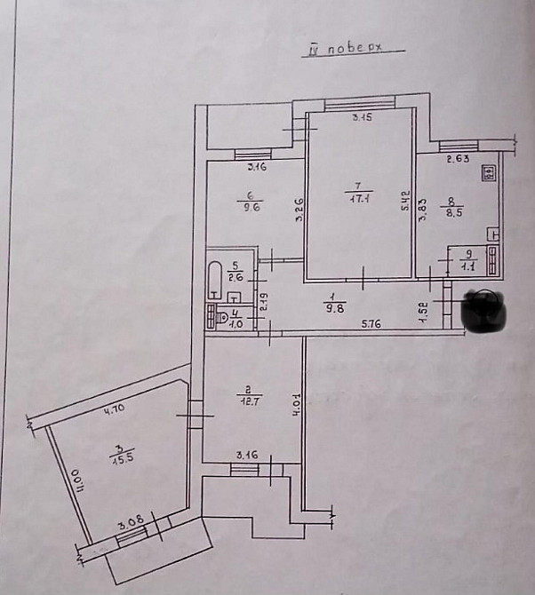 Продаж Квартира 4-кімнатна, 4/9 поверх на вул. Соборна Рівне - фото 9