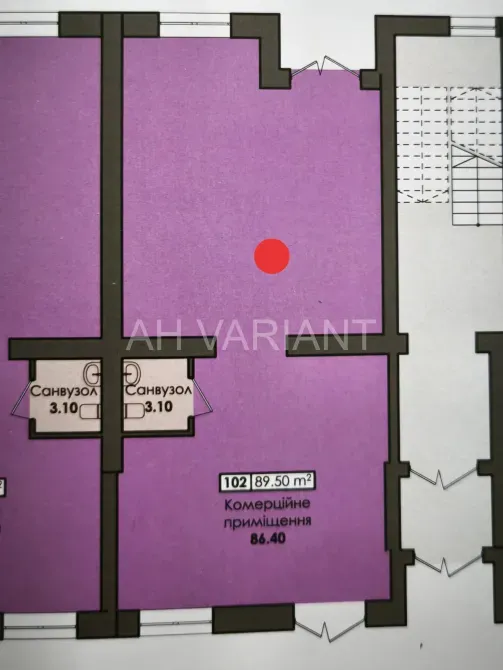 Продажа Помещение в жилом доме площадь 89 кв.м 1-й этаж на Капушанська 195 Ужгород - изображение 9