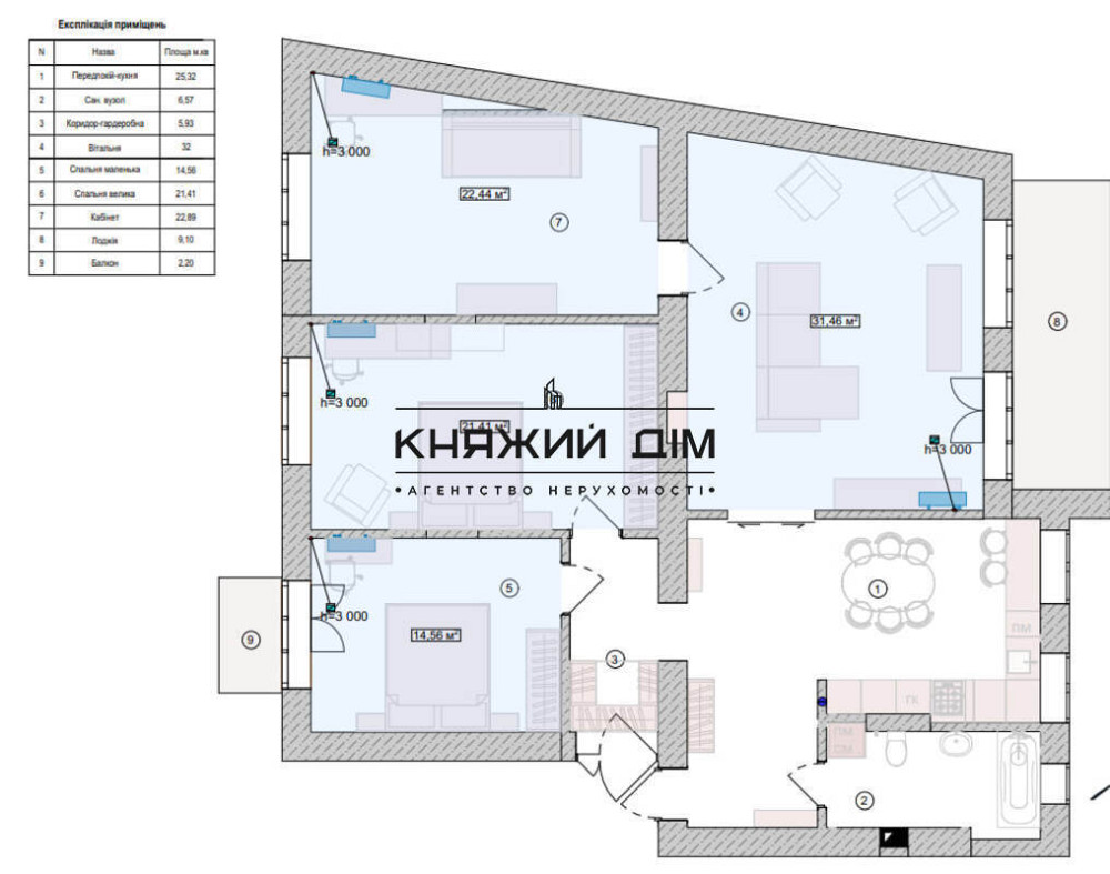 Велика квартира метро Хрещатик Київ - фото 14