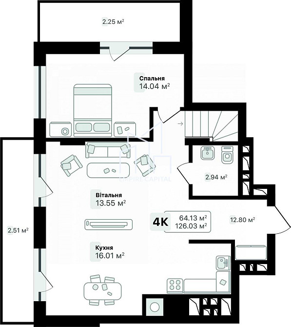 Продаж Квартира 4-кімнатна, 9/10 поверх на вул. Пимоненка Миколи Львів - фото 20