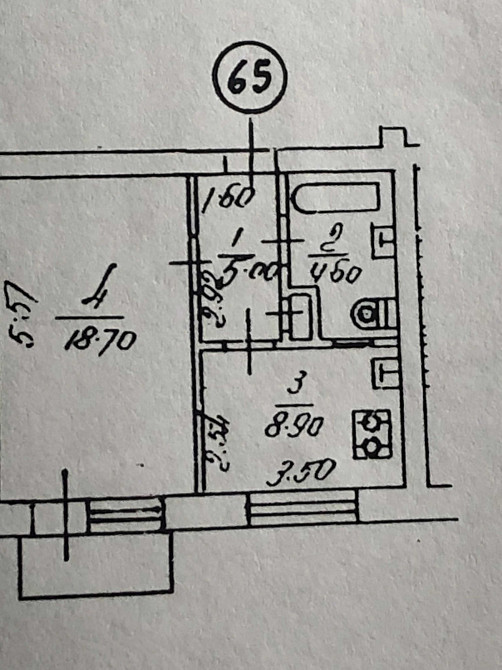 Продаж Квартира 1-кімнатна, 4/5 поверх на Цитадельна вул., д. 4/7 Київ - фото 14