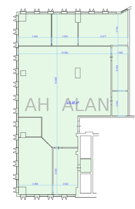 Оренда офісне приміщення на вул. Амосова Миколи приміщень - 6, поверх - 16/18 Київ - фото 15