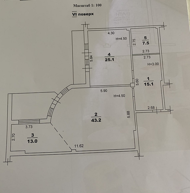 Продам просторную 2-х комнатную квартиру в кирпичном доме, ЖК Стрекоза. Одеса - фото 7