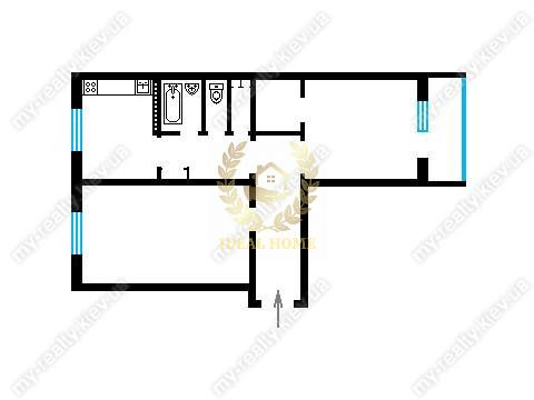 Продається 2-кімнатна квартира. Швидкісний трамвай, НАУ, гарна ціна Kiev - photo 11