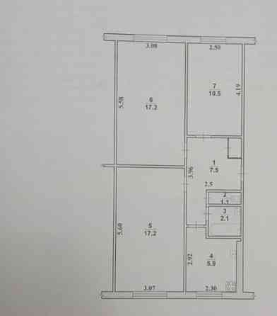 Продаж 3к Квартира 61 кв.м Проспект Миру Zhytomyr