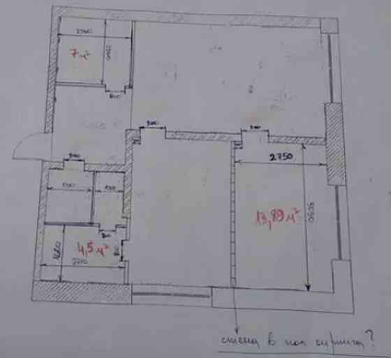 Продаж Квартира 3-кімнатна, 1/2 поверх на вул. В’ячеслава Липинського Житомир
