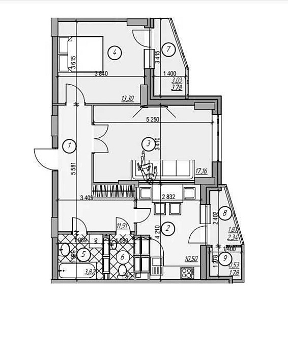 Продаж Квартира 2-кімнатна, 7/24 поверх на Харківське шосе, 190 Київ - фото 5