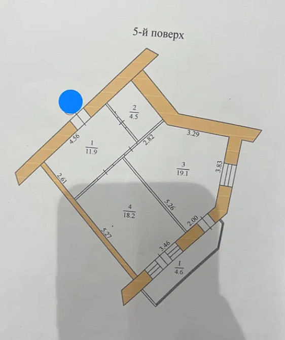 Продаж Квартира 1-кімнатна, 5/11 поверх Тернопіль - фото 6
