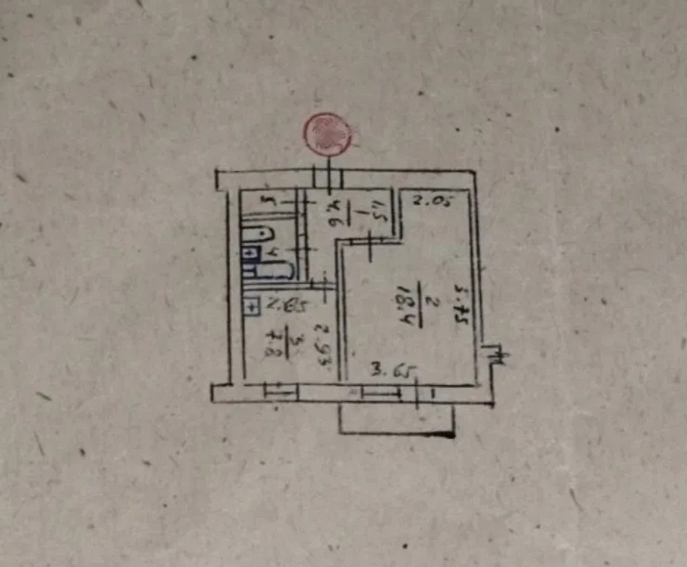 Продаж Квартира 1-кімнатна, 2/9 поверх на Вулиця Героїв України (Героїв Сталінграду) Kirovohrad - photo 1