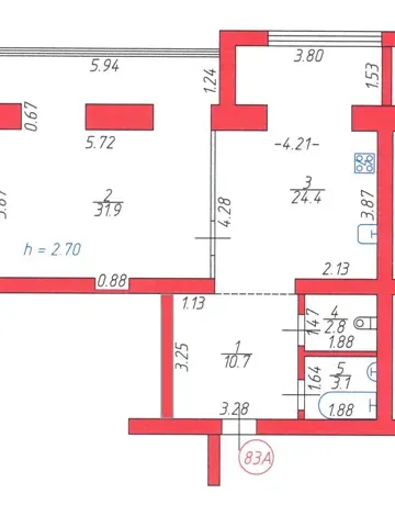 Продаж 2к Квартира 72.9 кв.м Яровиця Луцьк - фото 10