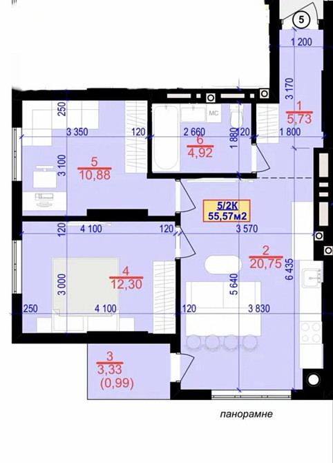 Продаж Квартира 2-кімнатна, 10/10 поверх на вул. Національної Гвардії Івано-Франківськ - фото 7