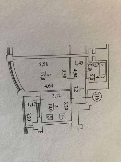 Оренда Квартира 1-кімнатна, 16/22 поверх на Днепровская набережная Київ - фото 2