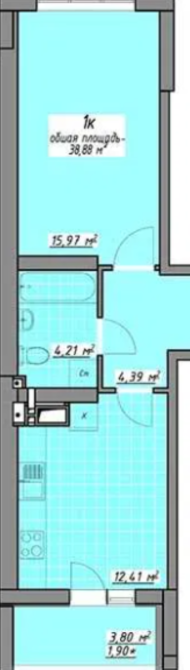 Продам 1 кв., 39,5 кв.м., Воробйова, ЖК «Одеські традиції» Одесса - изображение 13