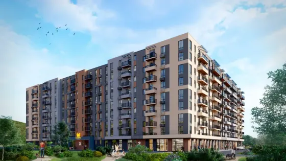 For sale 2-room Apartment 59 sq.m Богомольця 29 Uzhhorod