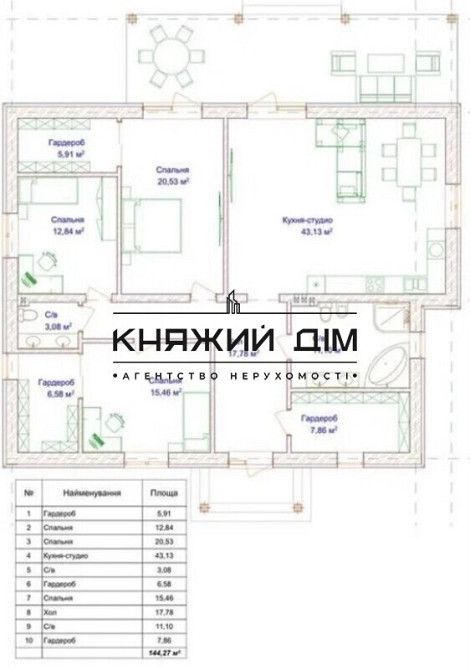 БЕЗ КОМІСІЇ! Продаж готового будинку з ремонтом 130 кв.м. у селі Дмитрівка, Бучанський район. Код: 2211724 Дмитрівка (Києво-Святошинський район) - фото 15