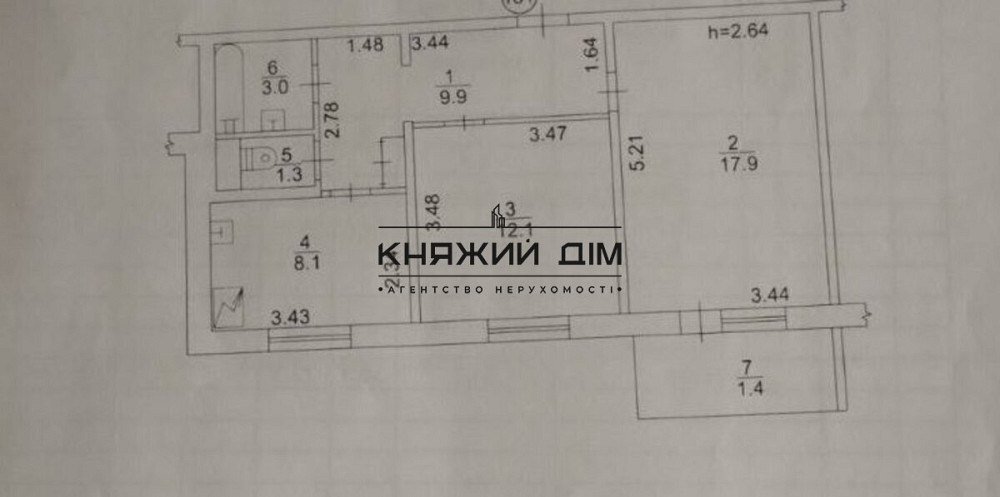 Без комісії!!! Продам 2-х кімнатну квартиру. Перший будинок від метро Академмістечко. Код: 21147089 Київ - фото 15