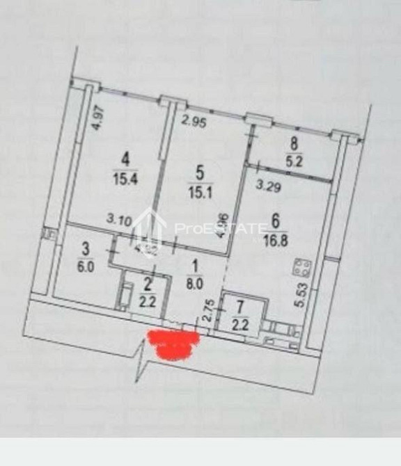 Продаж Квартира 2-кімнатна, 21/26 поверх на вул. Дніпровська набережна Киев - изображение 15