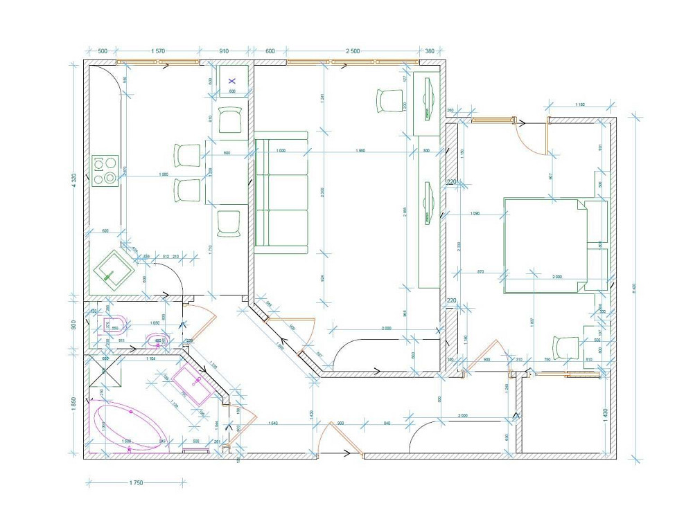Продаж Квартира 2-кімнатна, 5/16 поверх на Борщагівська вул. вул., д. 152А Київ - фото 16
