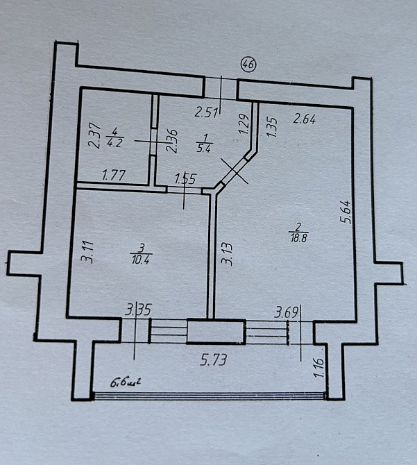 Продаж Квартира 1-кімнатна, 4/9 поверх на вул. Вовчинці / Потічна Івано-Франківськ - фото 12