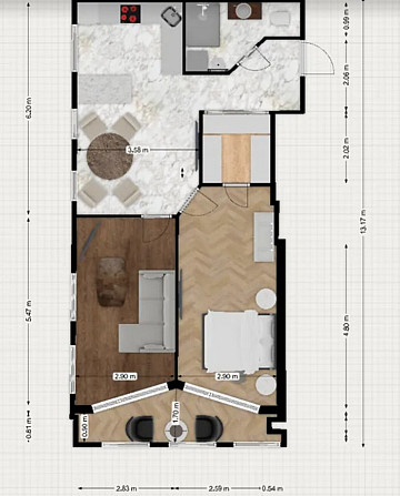 Продаж 1к квартири 72.7 кв. м, ЖК Метрополь Тернопіль - фото 3