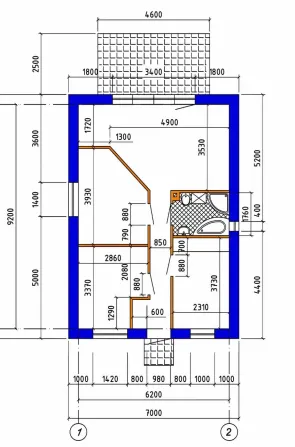 Продаж 1-поверховий Будинок з ділянкою 5 сот 60 кв.м 3 кімн. на центральна Підгородне - фото 3
