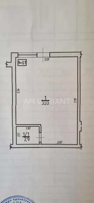 Продаж Приміщення в житловому будинку площа 36 кв.м на 8 березня 28б Ужгород - фото 7